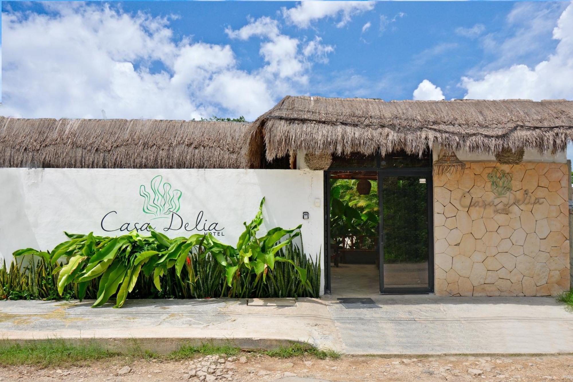 Casa Delia Hotel Downtown Bacalar Exterior photo